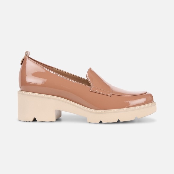 Naturalizer Shoes - DARRY LUG SOLE LOAFER -Hazelnut Patent 8.5 wide